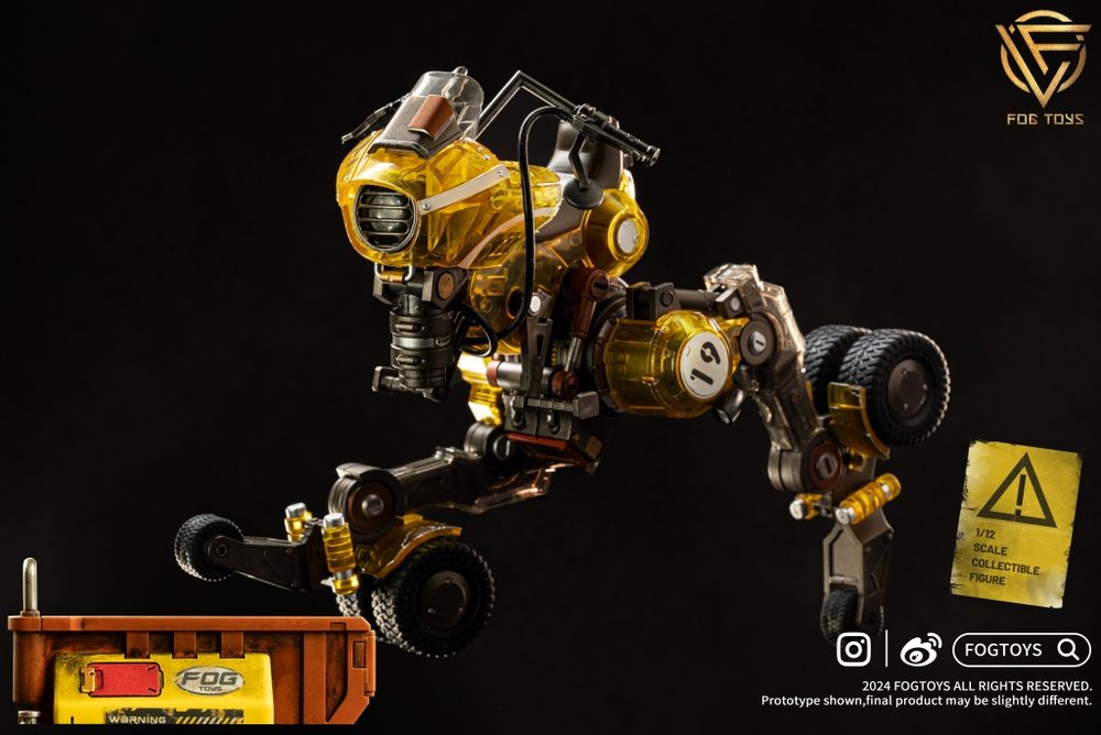 FOGTOYS ファンタジー・アルファベット 乗り物シリーズ 02RT "竜" 透明Ver. 1/12スケール可動フィギュア (FOGTOYS FANTASY ALPHABET VEHICLE SERIES 02RT "RAPTOR" TRANSLUCENT VER. 1/12 SCALE ACTION VEHICLE)