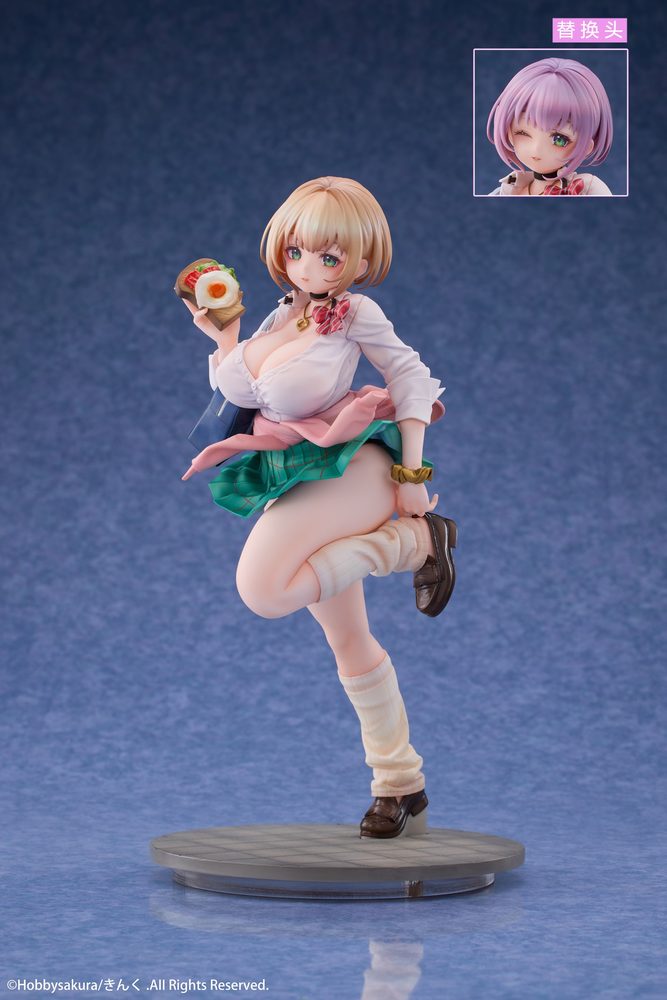 HOBBY SAKURA ぼんやりJK 愛内陽菜 1/6スケール塗装済完成品フィギュア リペイントVer. (HOBBY SAKURA SCATTERBRAINED JK AIUCHI HINA 1/6 SCALE FIGURE REPAINT VER.)
