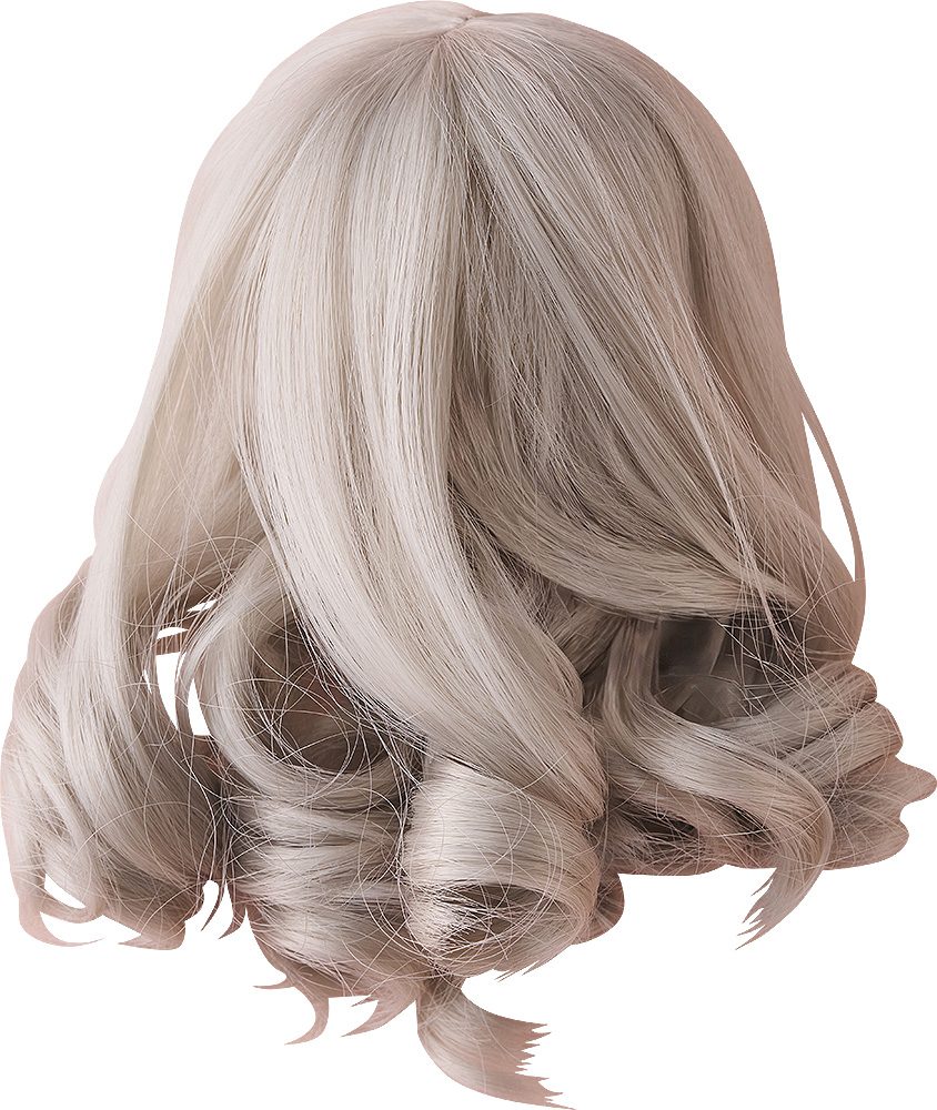 ハルモニアシリーズ オリジナルウィッグ(ワンカール/アッシュグレー) (Harmonia Series Original Wig (One Curl / Ash Gray))
