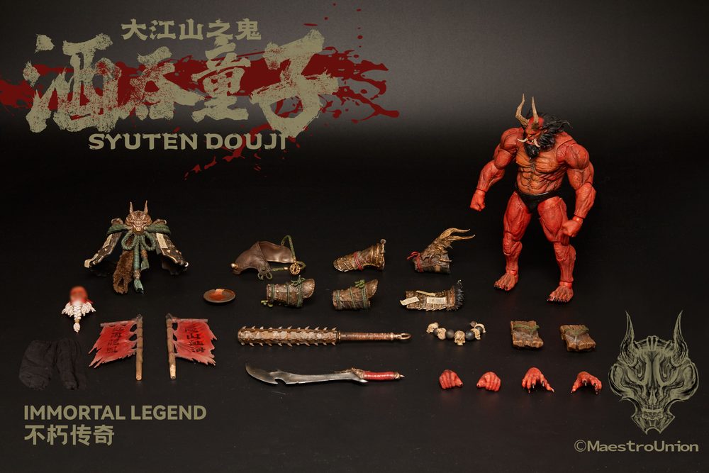 MAESTRO UNION IMMORTAL LEGENDシリーズ MU-IL001 酒呑童子 1/12スケール可動フィギュア (MAESTRO UNION IMMORTAL LEGEND SERIES MU-IL001 SYUTEN DOUJI 1/12 SCALE ACTION FIGURE)