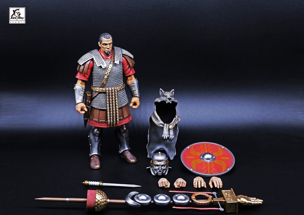 XESRAY STUDIO ファイト・フォー・グローリー 017 ローマ軍団 旗手 1/12スケール可動フィギュア (XESRAY STUDIO "FIGHT FOR GLORY" 017 ROMAN SIGNIFER 1/12 SCALE ACTION FIGURE)