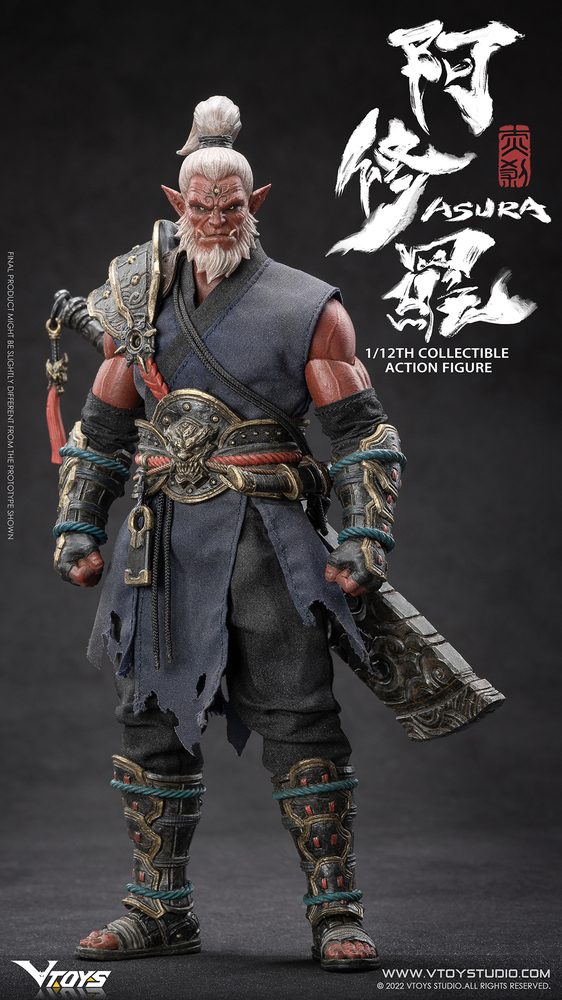 VTOYS VSD006 阿修羅 - 赤鬼 1/12スケール可動フィギュア (VTOYS VSD006 ASURA - RED DEMON 1/12 SCALE ACTION FIGURE)