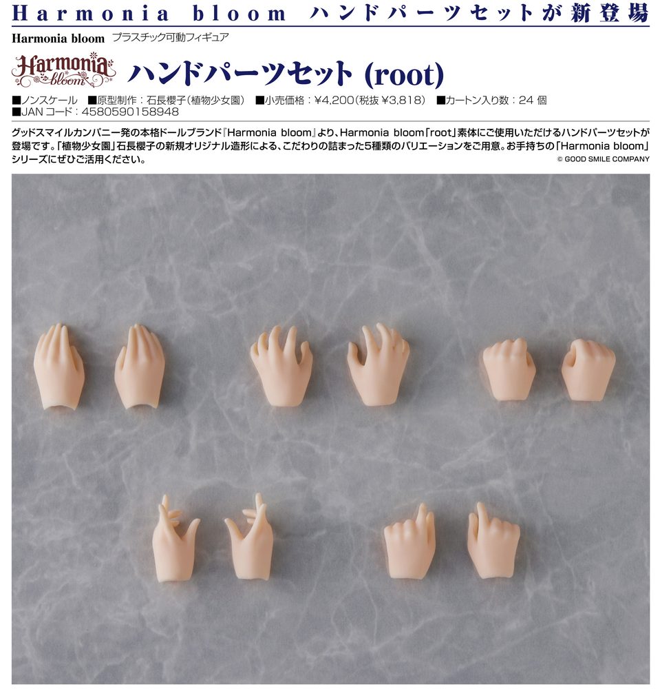 Harmonia bloom ハンドパーツセット(root) (Harmonia bloom Hand Parts Set (root))